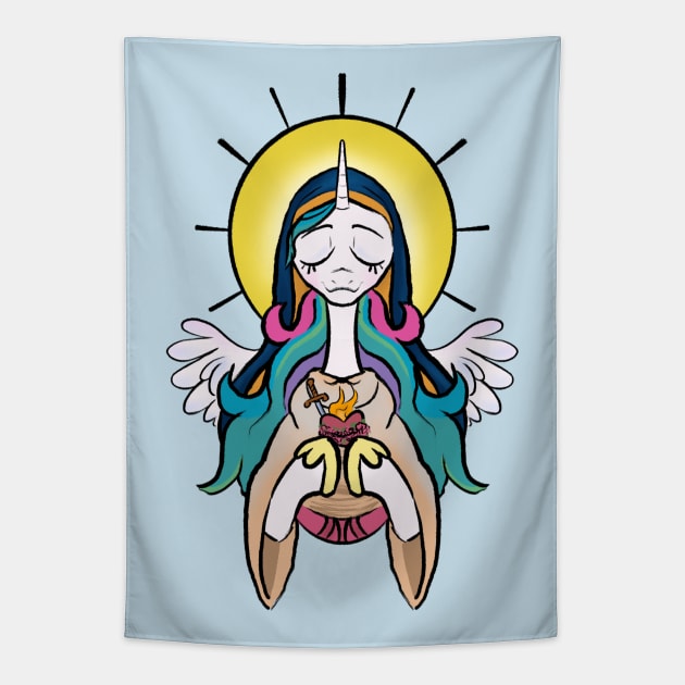 Praise the sun Tapestry by AmyNewBlue