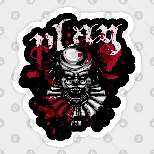 Killer Clown Clown Sticker Teepublic Uk This is a temporary united kingdom mobile phone number so do not expect it to be online forever. teepublic
