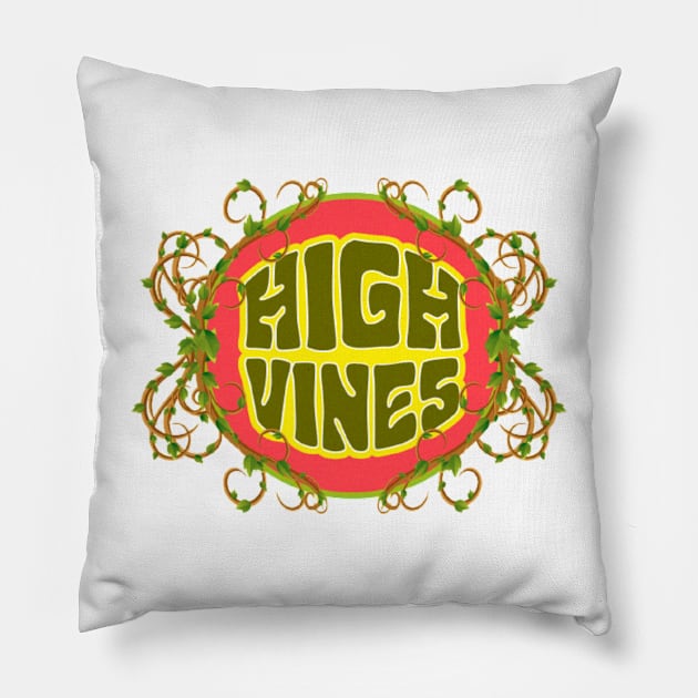 High Vines Vintage Design Pillow by ChrisGodwin