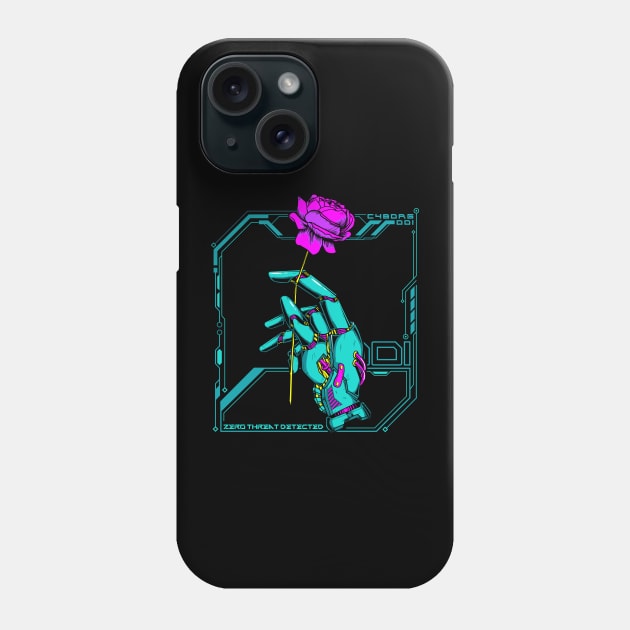 Cyborg Hand robot rose mecha cyborg robotics mechanical Phone Case by EdSan Designs