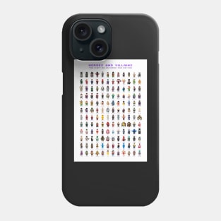 8-Bit Heroes and Villains, vol. 02 Phone Case