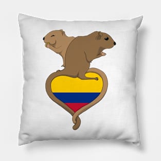 Gerbil Colombia (light) Pillow