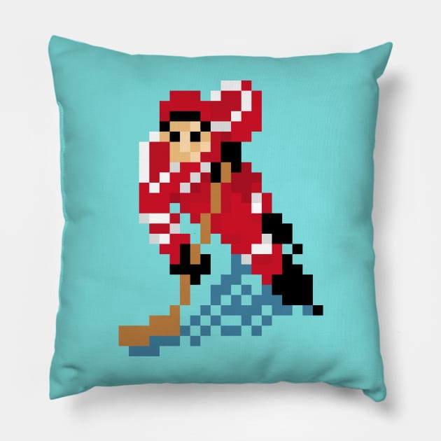 16-Bit Ice Hockey - Detroit Pillow by The Pixel League