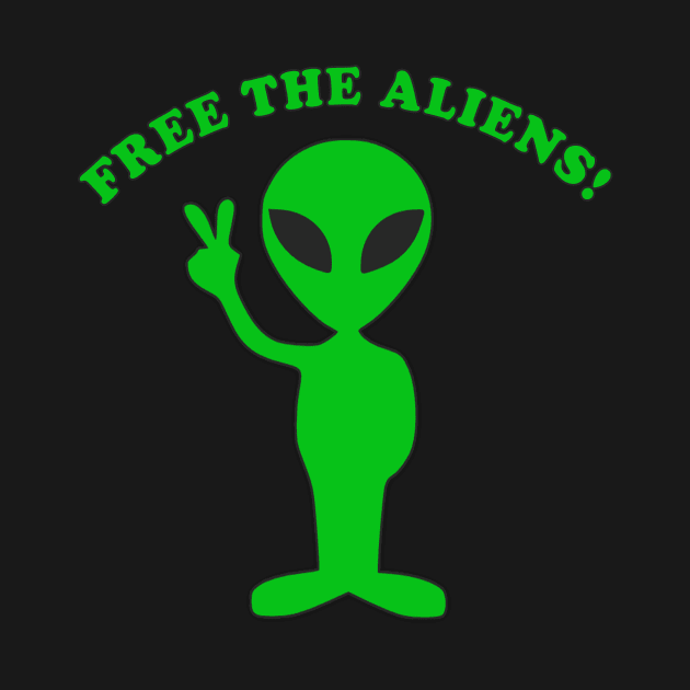 FREE THE ALIENS by Scarebaby