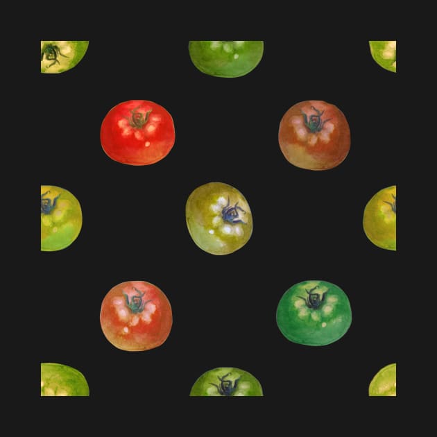 TOMATO ITALIAN COLOURS repeating surface pattern by LeanneTalbot