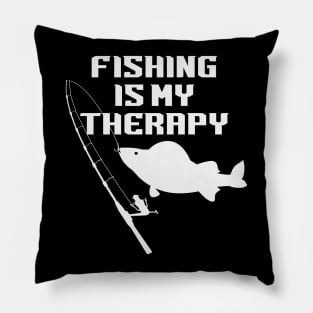 Fishing Is My Therapy - Fisher Pillow