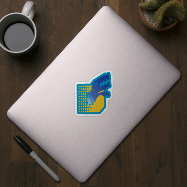 Digimon Tamers Blue and Red card - Digimon Tamers - Sticker | TeePublic