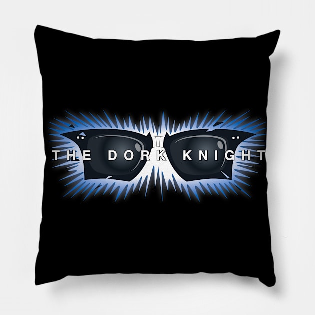 The Dork Knight Pillow by reyacevedoart