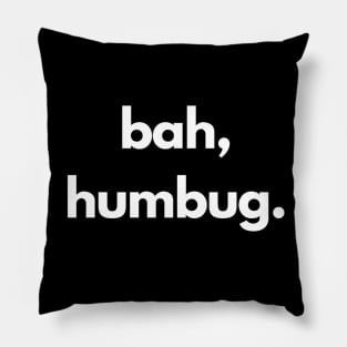 Bah Humbug Pillow