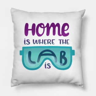 Home is where the lab is Pillow