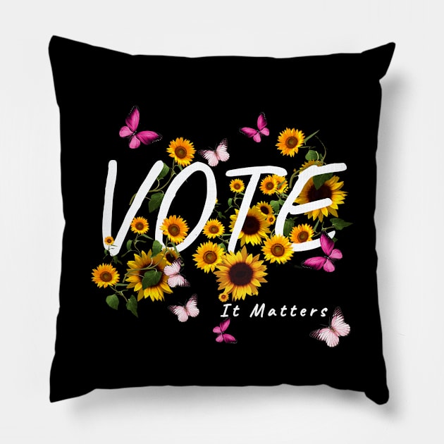 Election 2020 vote is matters Pillow by Collagedream