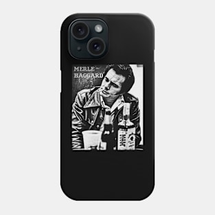 merle haggard art Phone Case