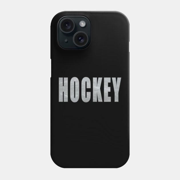 Hockey Ice Silhouette Phone Case by swiftscuba