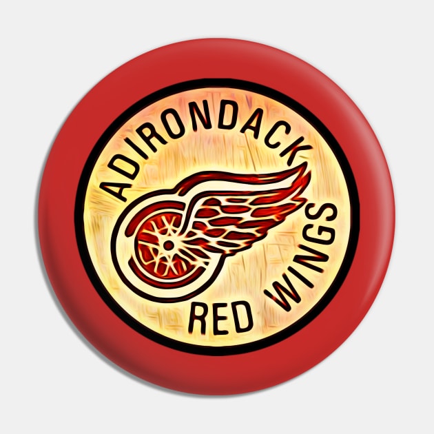 Adirondack Red Wings Hockey Pin by Kitta’s Shop