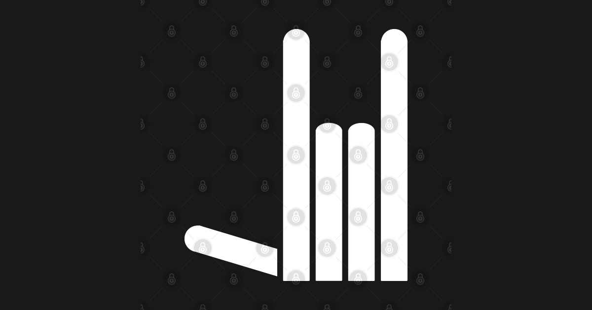 Horns up white Horns Up Long Sleeve TShirt TeePublic