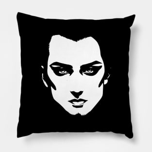 Post-Punk Goth Aesthetic Pillow