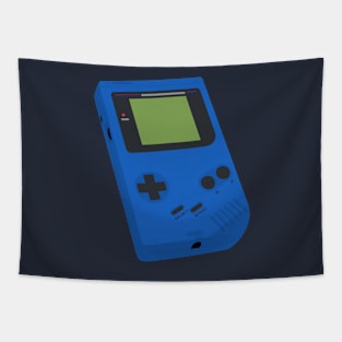 Retro Handheld Blue Tapestry