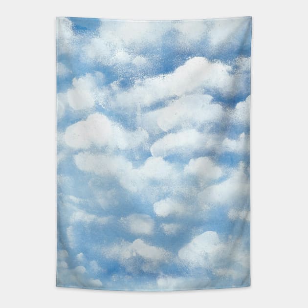 Cloudy Mornings Tapestry by Artbynikitachawda