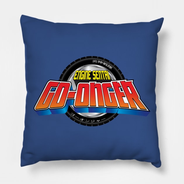 Engine Sentai Go-Onger Pillow by Rodimus13