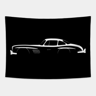 Mercedes-Benz 300 SL Gullwing Silhouette Tapestry