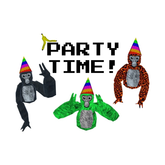 Gorilla Party by Meatball_Jones