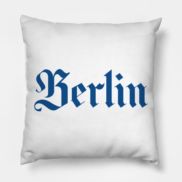 Berlin, Germany,I Love Berlin Pillow by Islanr