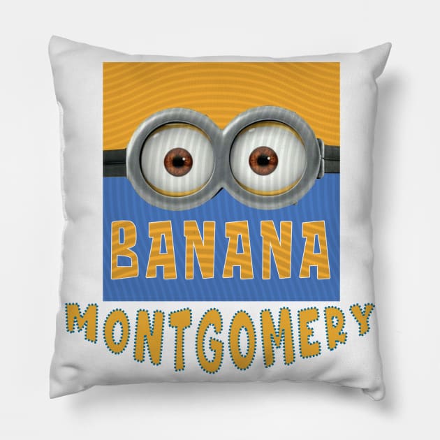 DESPICABLE MINION AMERICA MONTGOMERY Pillow by LuckYA