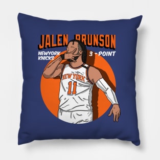 Jalen Brunson 3 Point Celebration Pillow