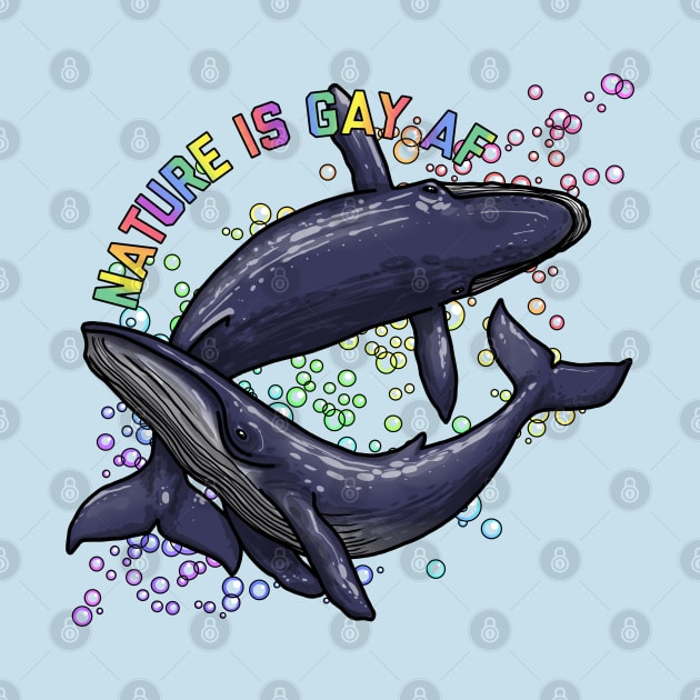 Gay Whales by Art by Veya