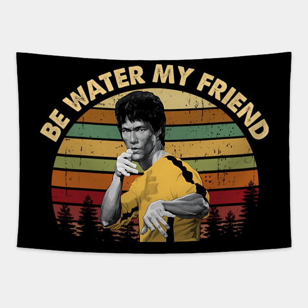 Bruce Dragon Legend Movie Bruce Jeet Kune Do Tapestry by Garmentcrooks