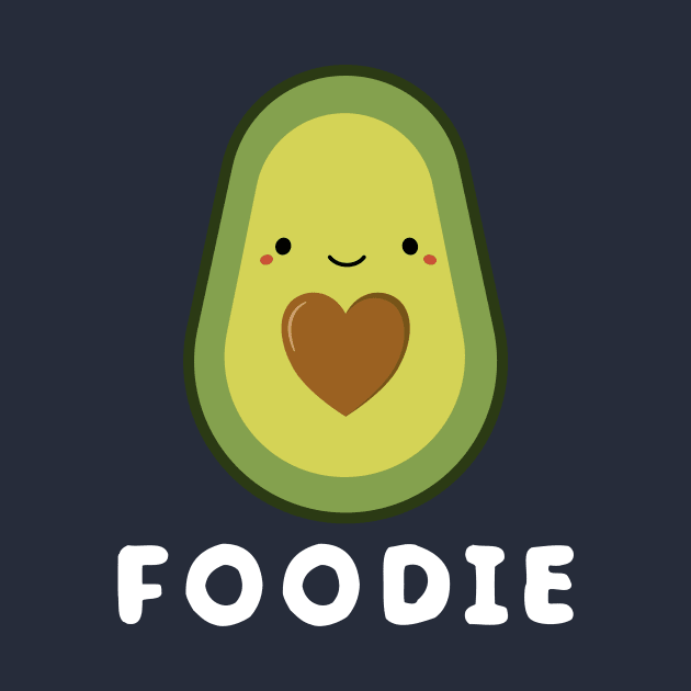 Cute and kawaii foodie avocado by happinessinatee