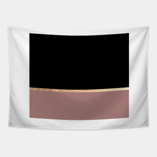 Black and gold marble II Tapestry