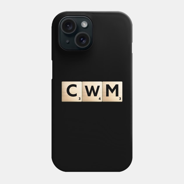 CWM Scrabble Phone Case by Scrabble Shirt Bizarre