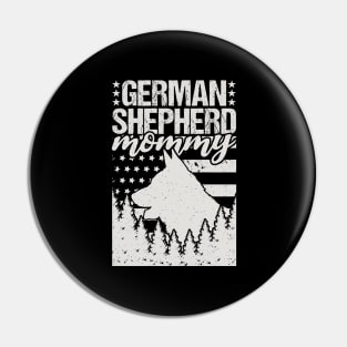 German Shepherd Mommy Pin