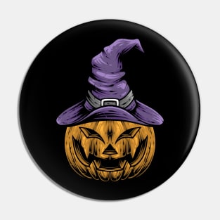 witch pumpkin Pin