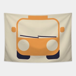 school bus Tapestry