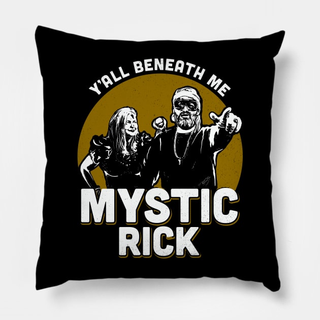 Mystic Rick Pillow by Carl Salmon Man