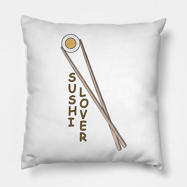 SUSHI Roll Lover Pillow by SartorisArt1