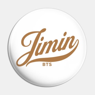 BTS Park JImin name baseball sport typography Morcaworks Pin