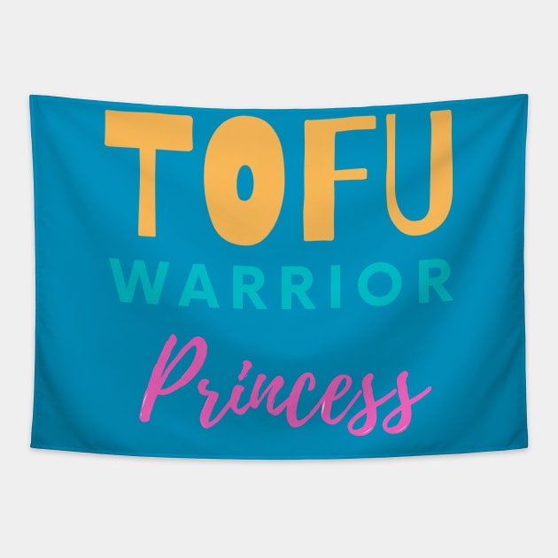 Tofu Warrior Princess Tapestry by Green Paladin