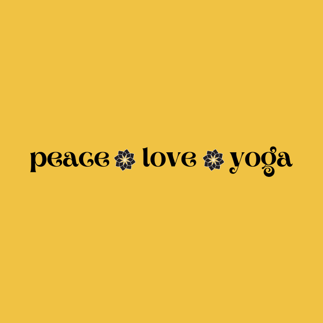 peace. love. yoga by Lionik09