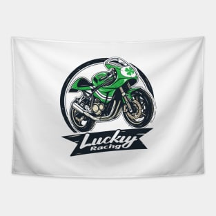 Lucky Racing Moto Tapestry