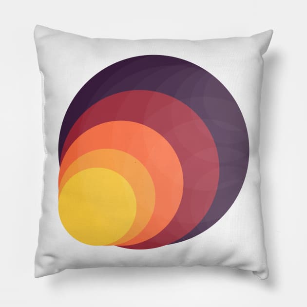 Color Circle Pillow by volkandalyan