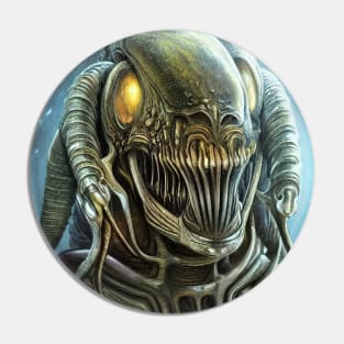 Alien monster Pin