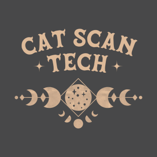 CAT Scan Tech - Boho Colored Moon Phase Design T-Shirt