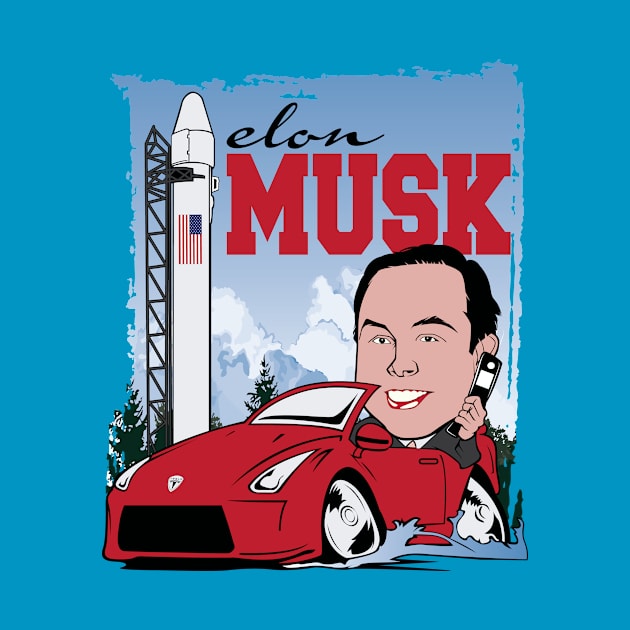 Elon Musk by seysconstantijn