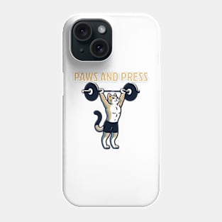 Paws and Press: Cat Power Lifter Phone Case