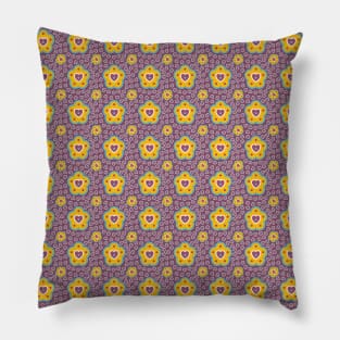 I Got That Floral Feelin' Vintage Pattern Pillow