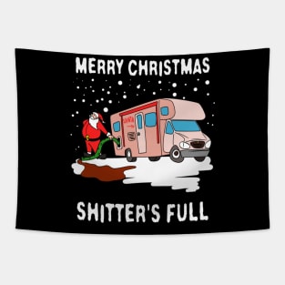 Merry Christmas Shitters Full Tapestry