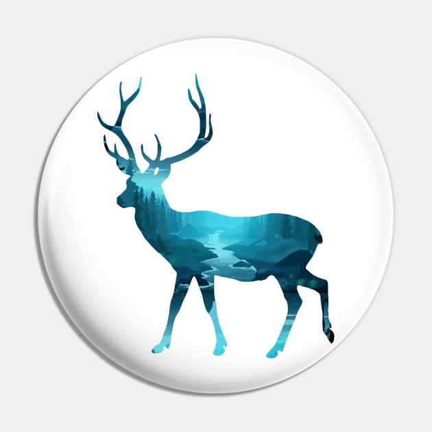 Precious Deer Pin by giantplayful